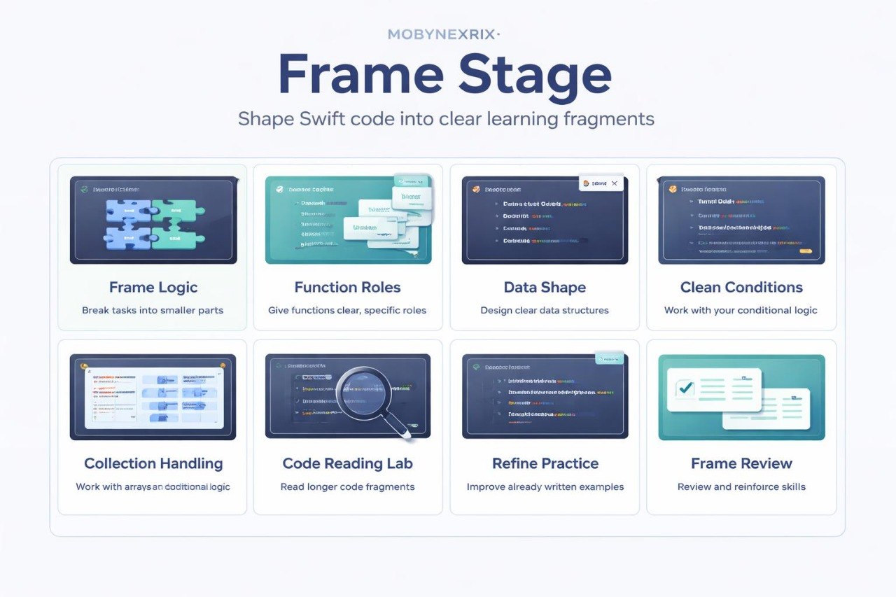 Frame stage infographic