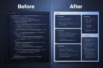 Before/After diagram